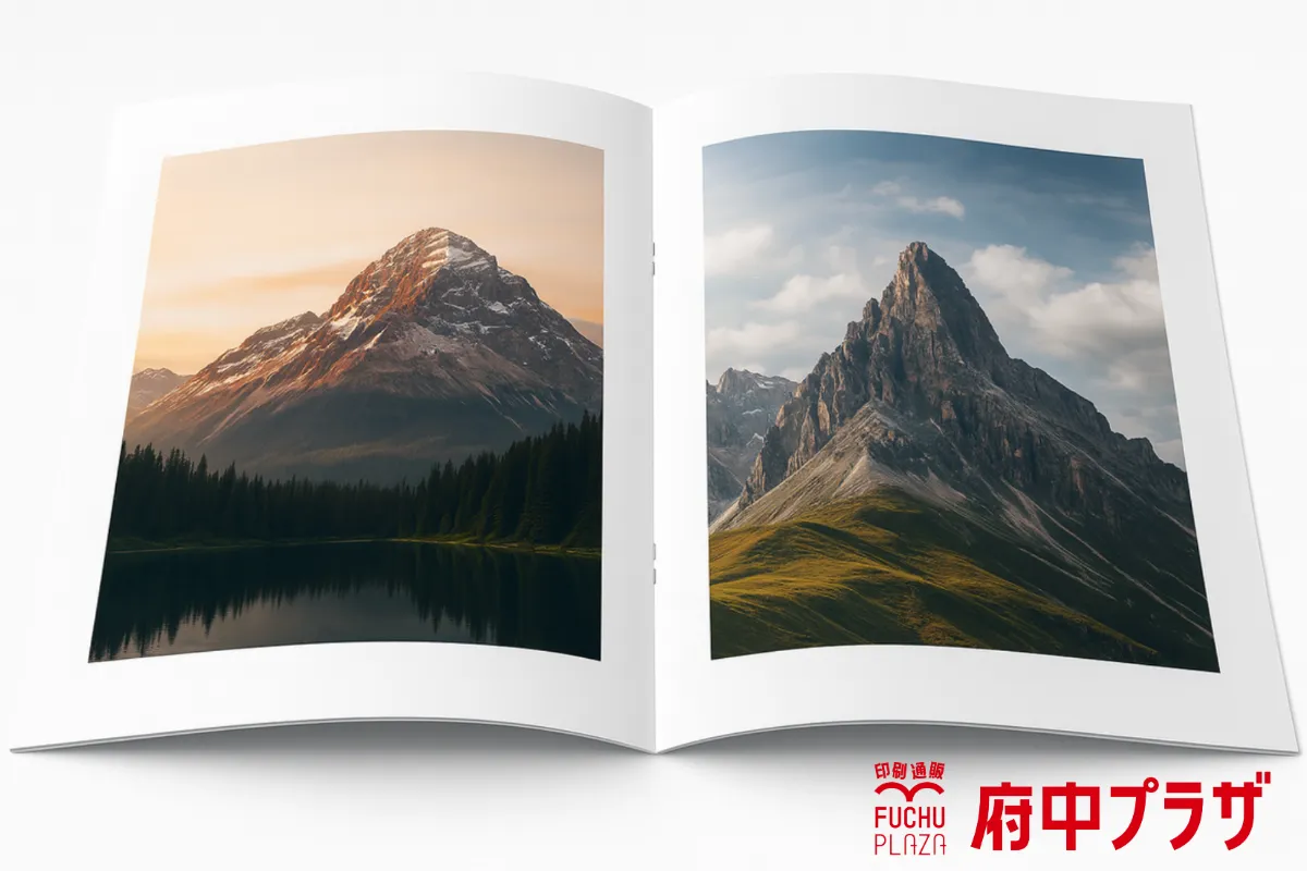 カラー中綴じ冊子 印刷サンプル1